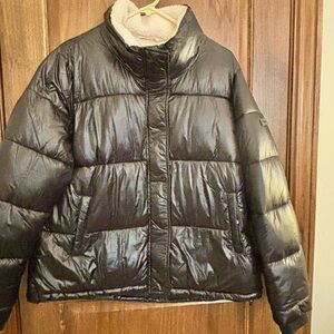 NWT UGG Koolaburra black puffer coat size XL